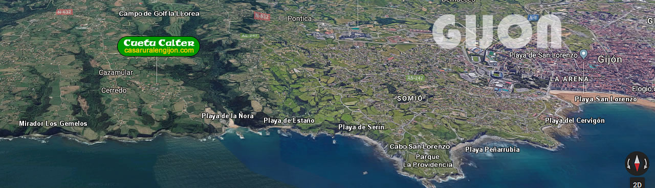 Entorno de Cuetu Calter